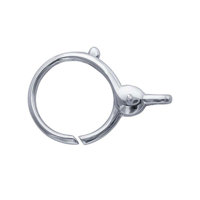 Sterling Silver 22mm Spring Ring