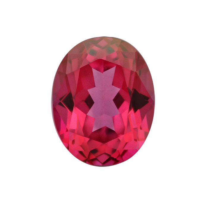Azotic® Hot Pink Topaz Oval Faceted Gemstones