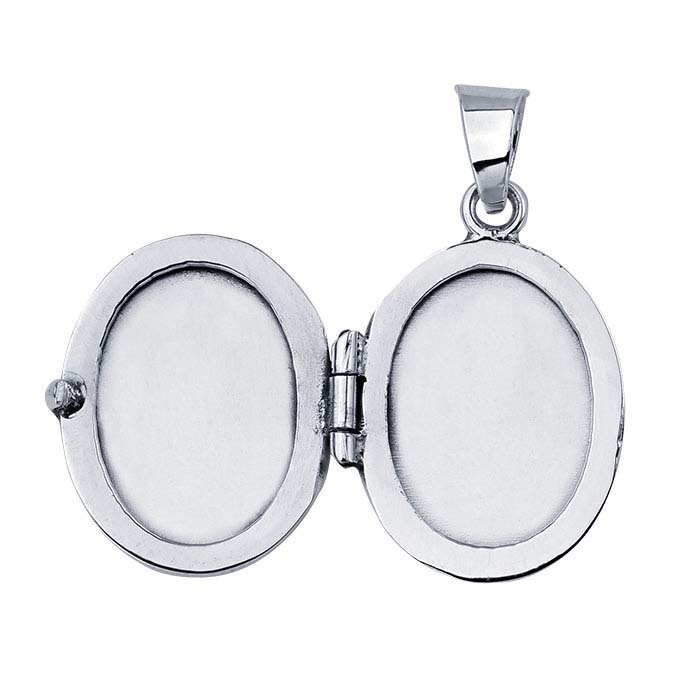 Sterling Silver Oval Locket