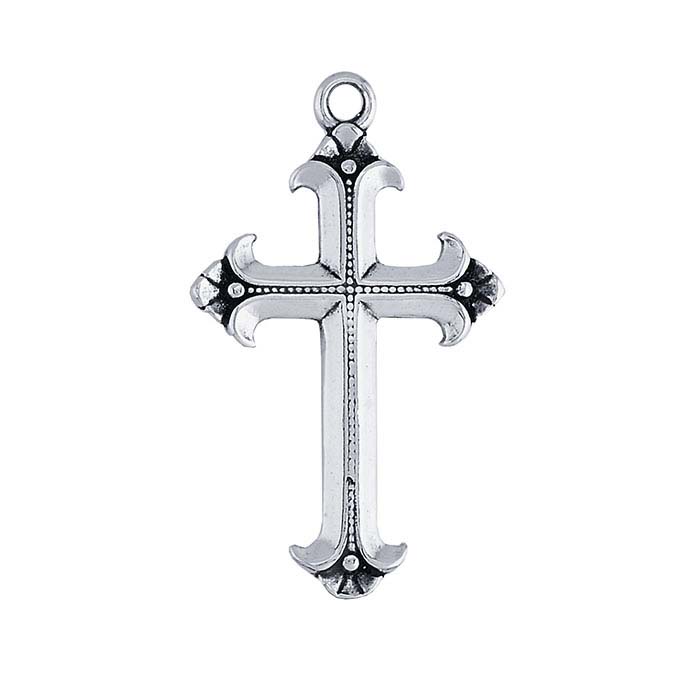 Sterling Silver Two-Sided Cross Pendant - RioGrande