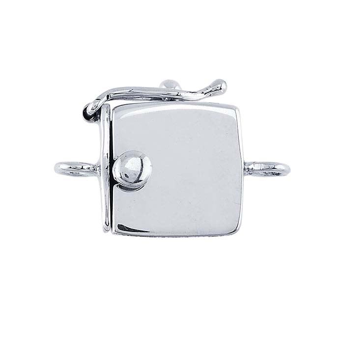 Sterling Silver 17mm Bead Safety Clasp