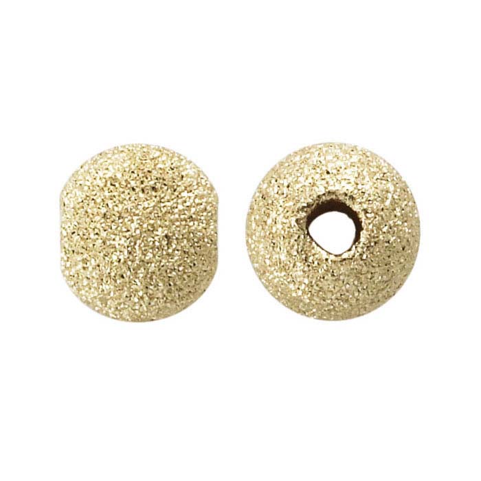 Gold Filled Round Stardust Beads