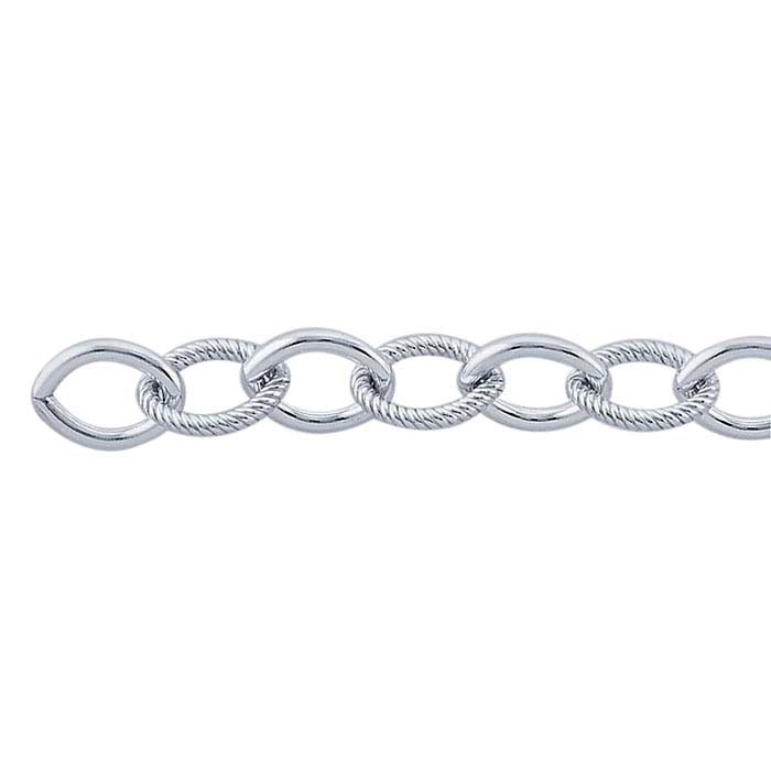 Oval Chain Sterling online Silver By Foot