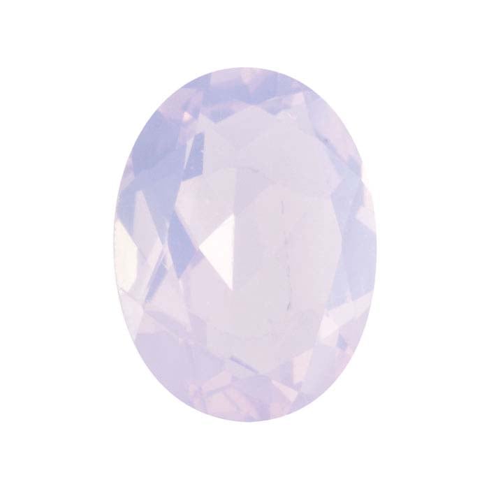 Lavender Moon Quartz 8 x 6mm Oval Faceted Stone