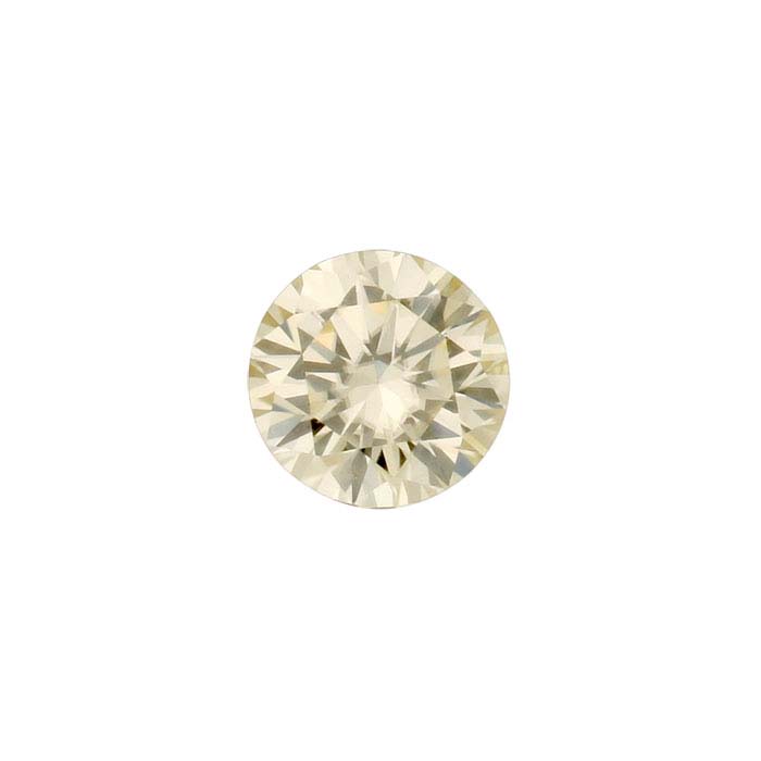 Gemas Tianyu redondo diamante de moissanite amarelo vívido corte