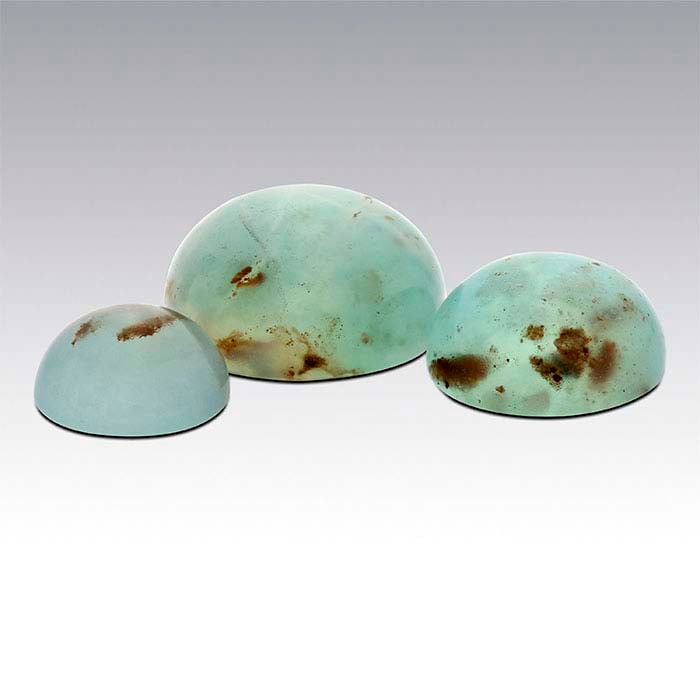 AAA Quality 10 offers Pieces Natural Aqua Chalcedony 20x20 mm Trillion cabochons Loose Gemstone Calibrated