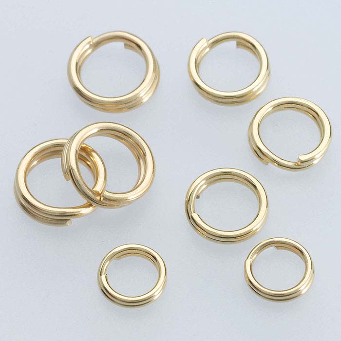 14/20 Yellow Gold-Filled Lightweight Round Split Ring - RioGrande