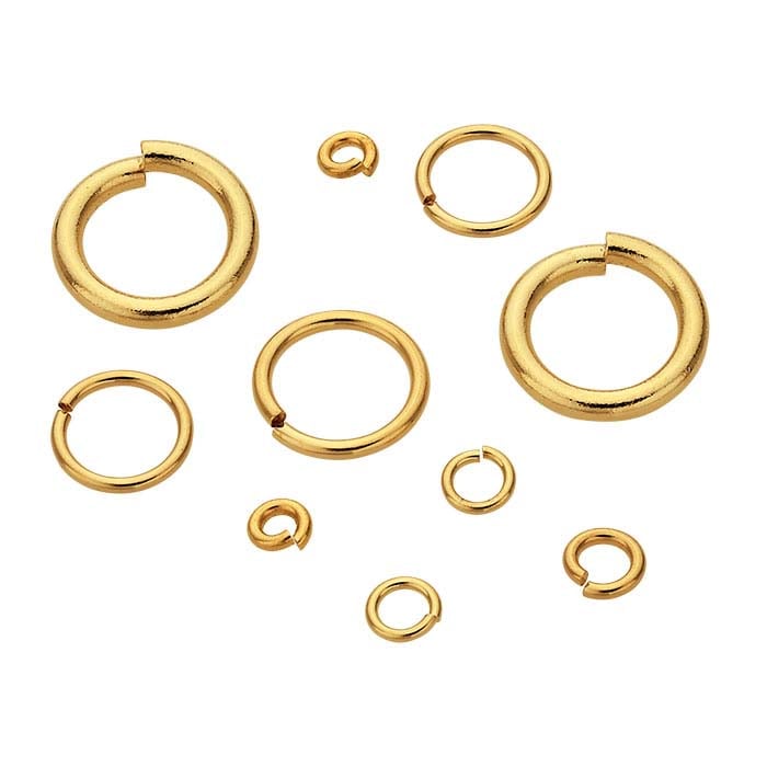 9.75x6.5mm Gold-Filled 14K/20 Oval Jump Ring, 16 gauge