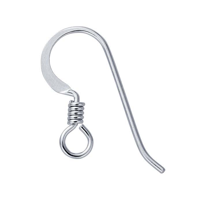 Sterling Silver Ear Wires with Large Loop and Ball End - RioGrande