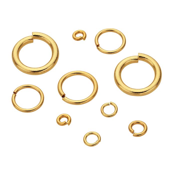 14/20 Yellow Gold-Filled 8.5mm Round Jump Ring - RioGrande